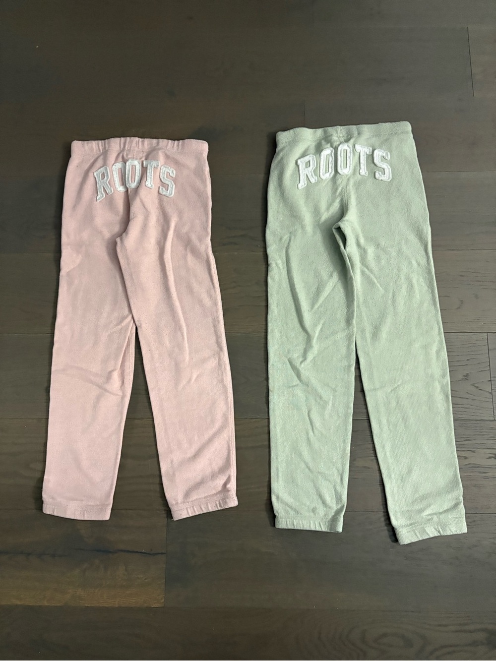 Roots girls joggers sz 12 VGUC ret $75 each